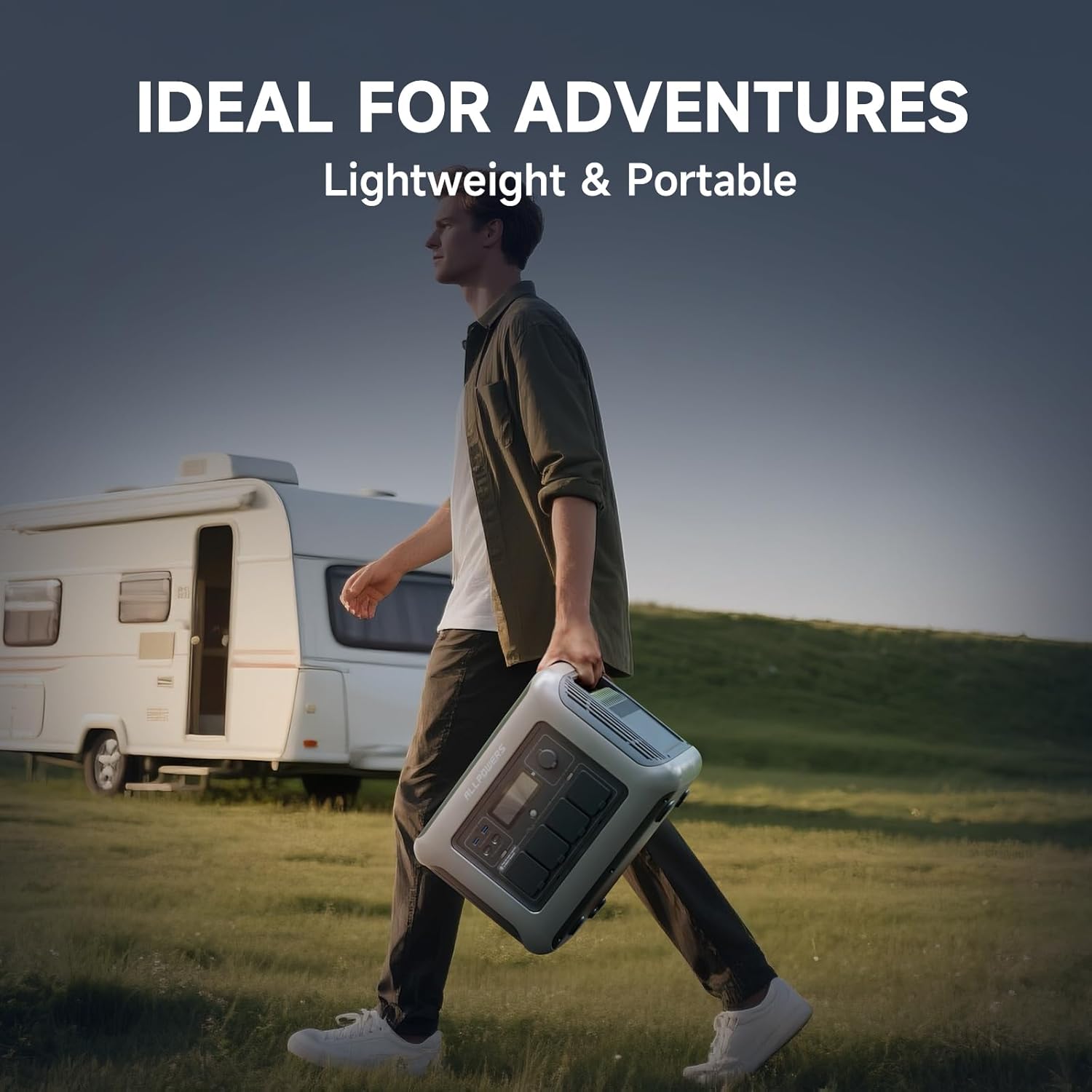 Rv Solar Kit 400W - ALLPOWERS R1500 LITE Generator Tenaga Surya