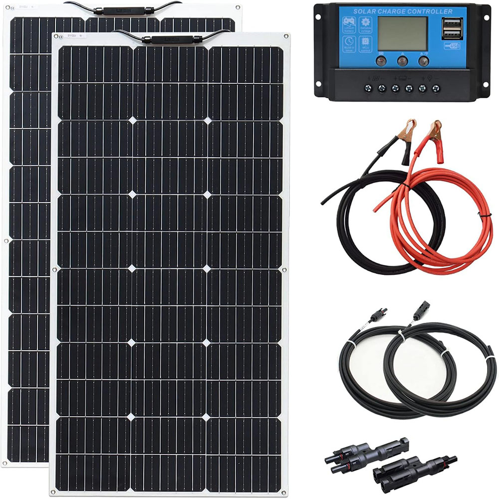 Panel Surya 200w Panel Surya 1 - Rv Solar Kit 400W ulasan dan harga