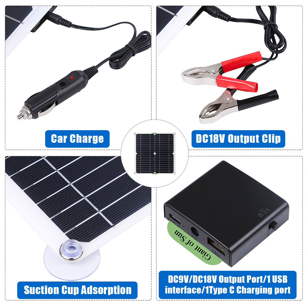 Kit Panel Surya Portabel 400W  - Rv Solar Kit 400W ulasan dan harga